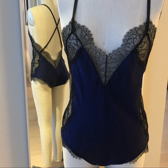 Victoria's Secret Other - Victoria’s Secret Silk Nighty Bodysuit Silk